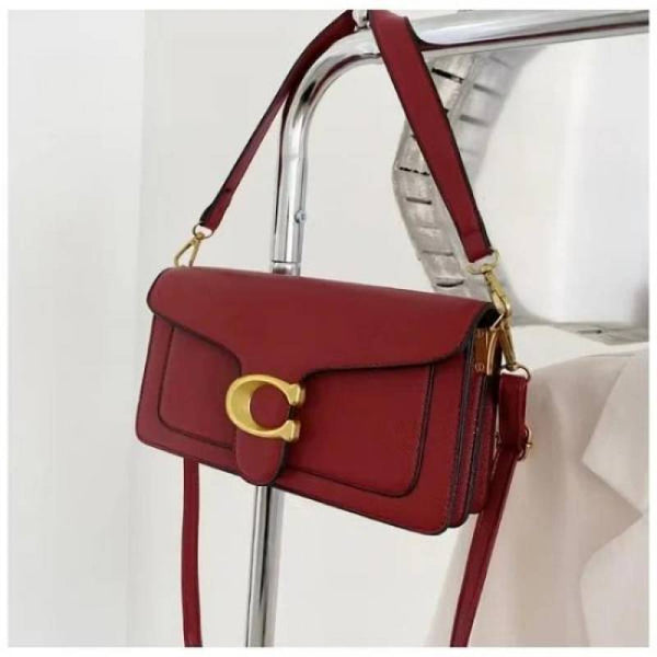 Coach Tabby 26 Shoulder Bag With OG Box & Dust Bag (Wine - 614)