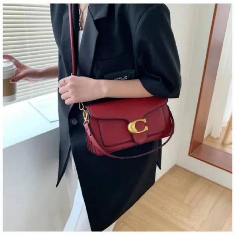 Coach Tabby 26 Shoulder Bag With OG Box & Dust Bag (Wine - 614)