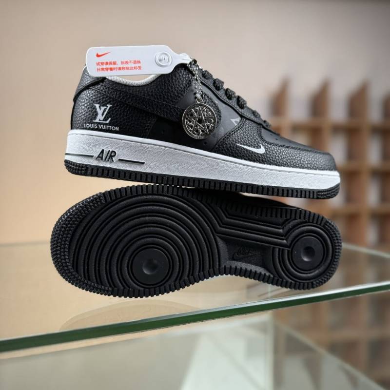 Nike Airforce 107 Low LV Monogram Eclipse Black sale