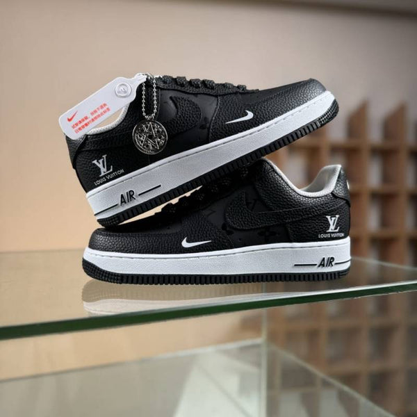 Nike Airforce 107 Low LV Monogram Eclipse Black sale