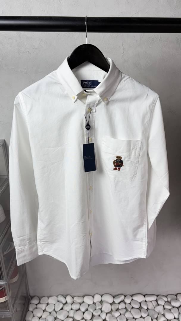 Ralph lauren premium bear logo shirt 1263