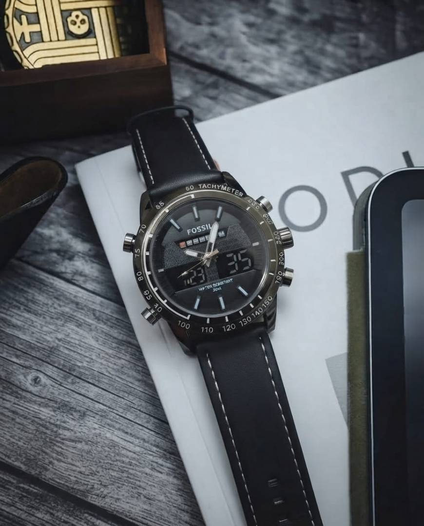 Fossil Hybrid Digital Full Black