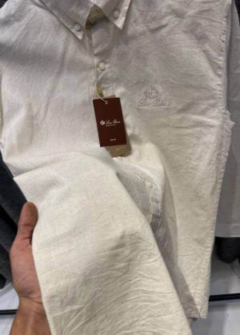LORO PIANA IMPORTED STORE ARTICLE SHIRT leelan fabric