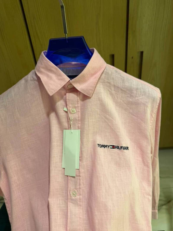 Tommy HILFIGER IMPORTED STORE ARTICLE SHIRT LINEN FABRIC