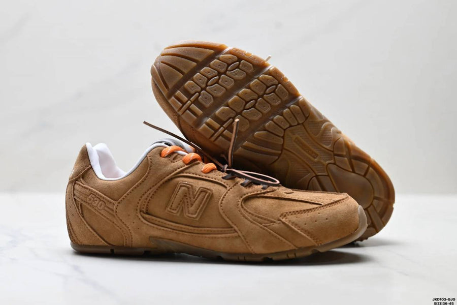Miu Miu x NB 530 SL Women Sneakers With OG Box & Carry Bag (Khaki - 1212)
