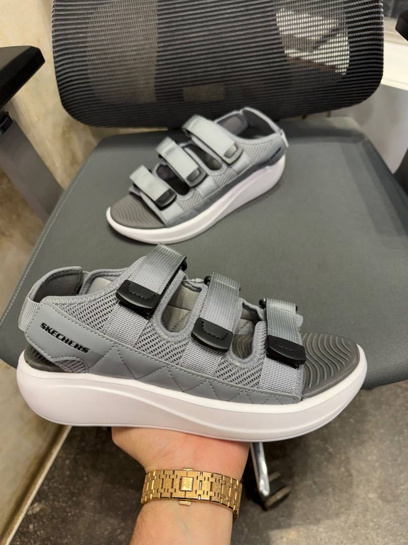 Skechers Go Walk Soft Sandals grey
