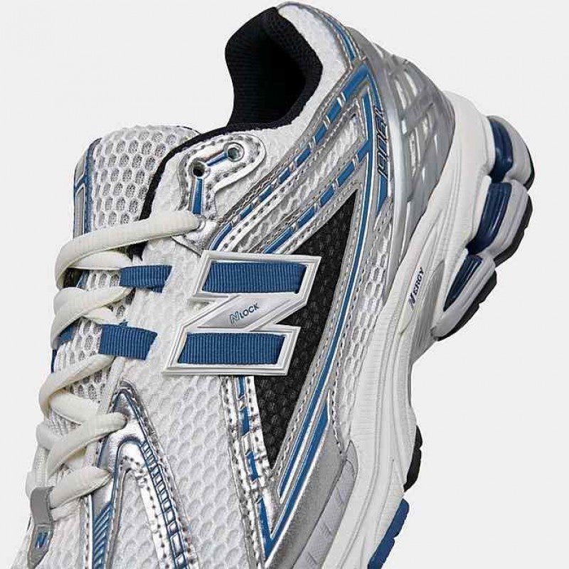 New Balencee 1906R Silver Metallic Blue Agate 6040