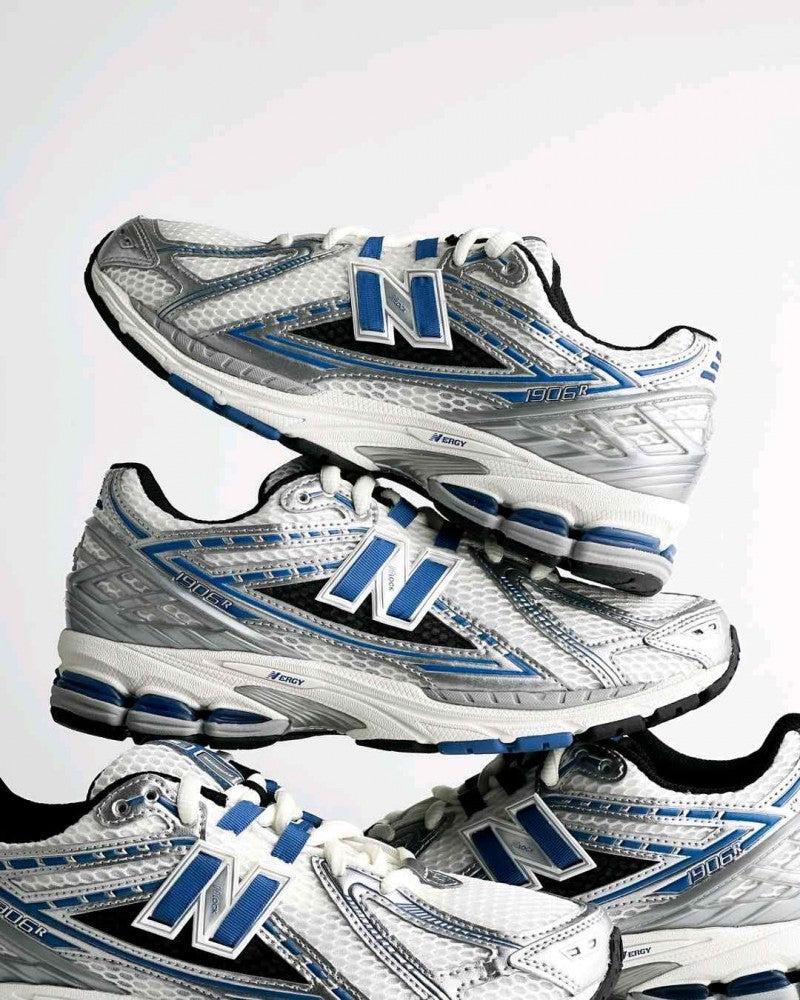 New Balencee 1906R Silver Metallic Blue Agate 6040