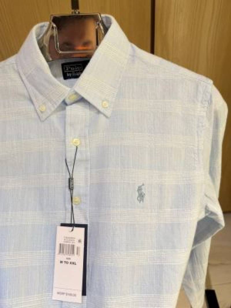 Ralph LAUREN P-OLO IMPORTED STORE ARTICLE SHIRT SKY BLUE