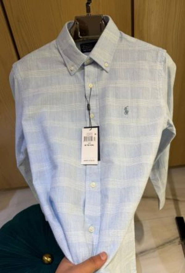 Ralph LAUREN P-OLO IMPORTED STORE ARTICLE SHIRT SKY BLUE