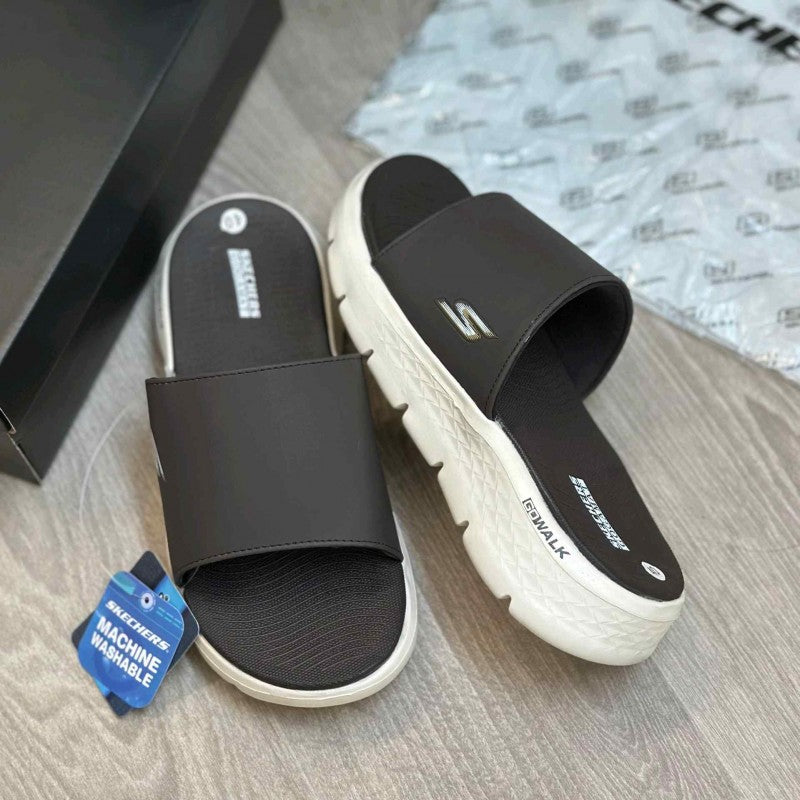 Skechers Go Walk Flex Premium Brown Flip Flop