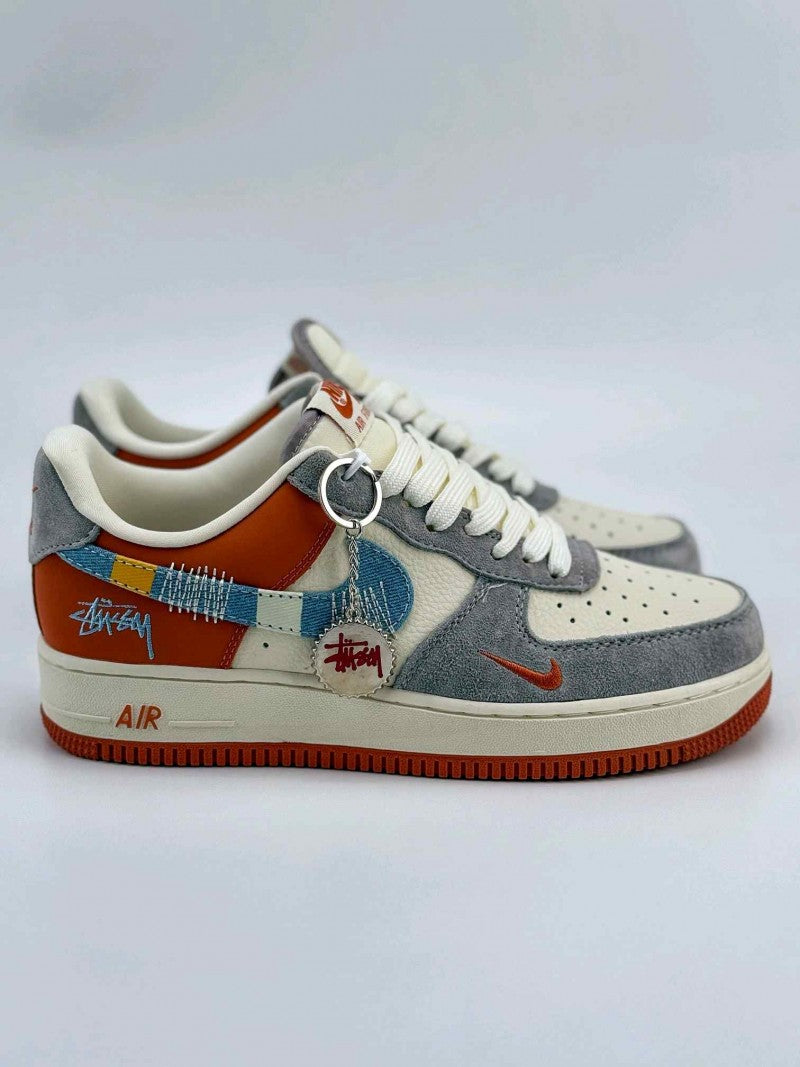 Nike Air Force 1 Low 07 x Stussy Orange