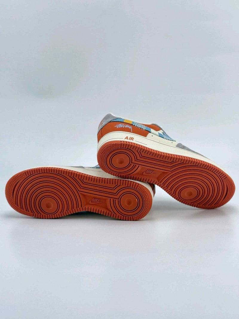 Nike Air Force 1 Low 07 x Stussy Orange