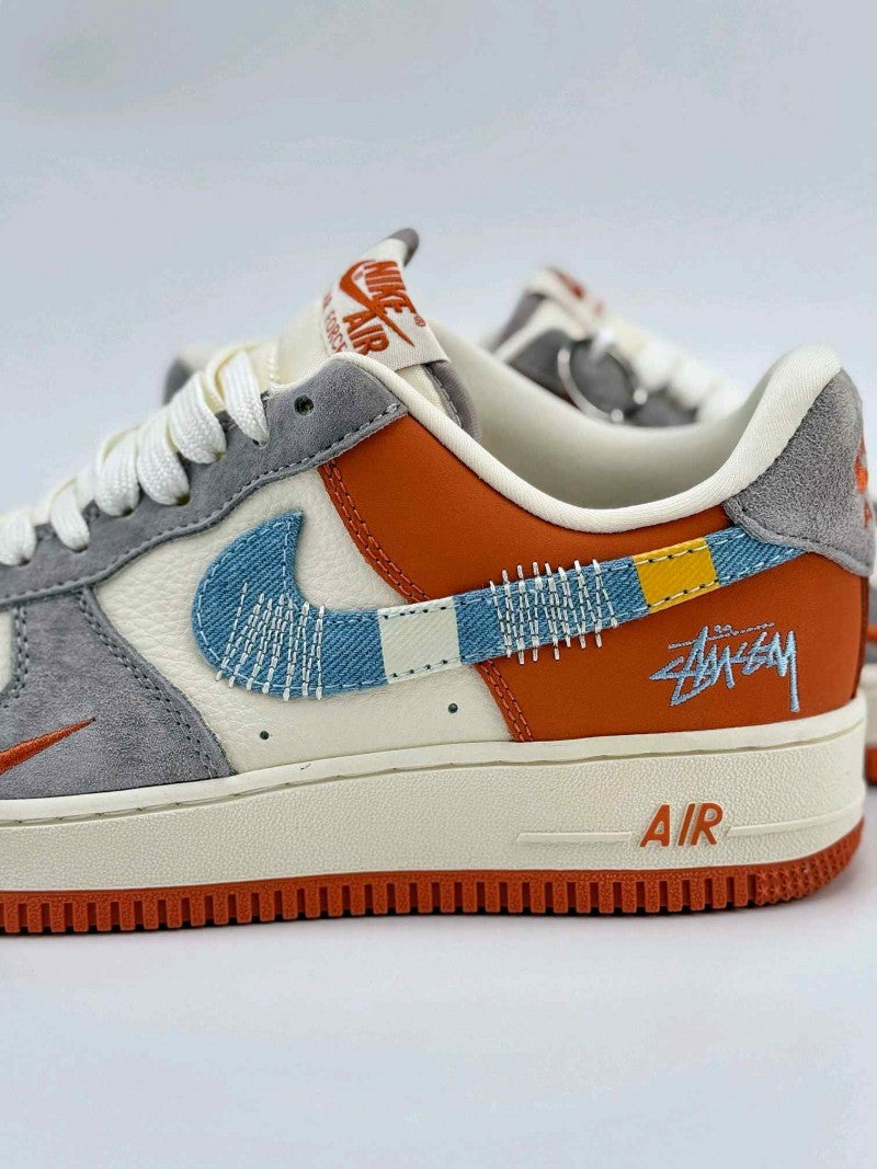 Nike Air Force 1 Low 07 x Stussy Orange
