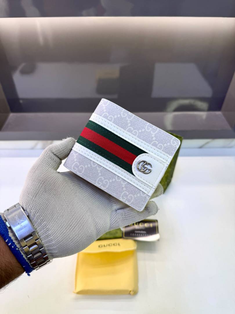 Gucci_ White Premium Quality Wallet Fa 1167