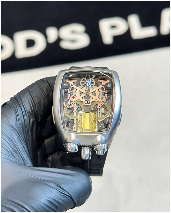 Jacob & Co Epic X Bugatti Silver
