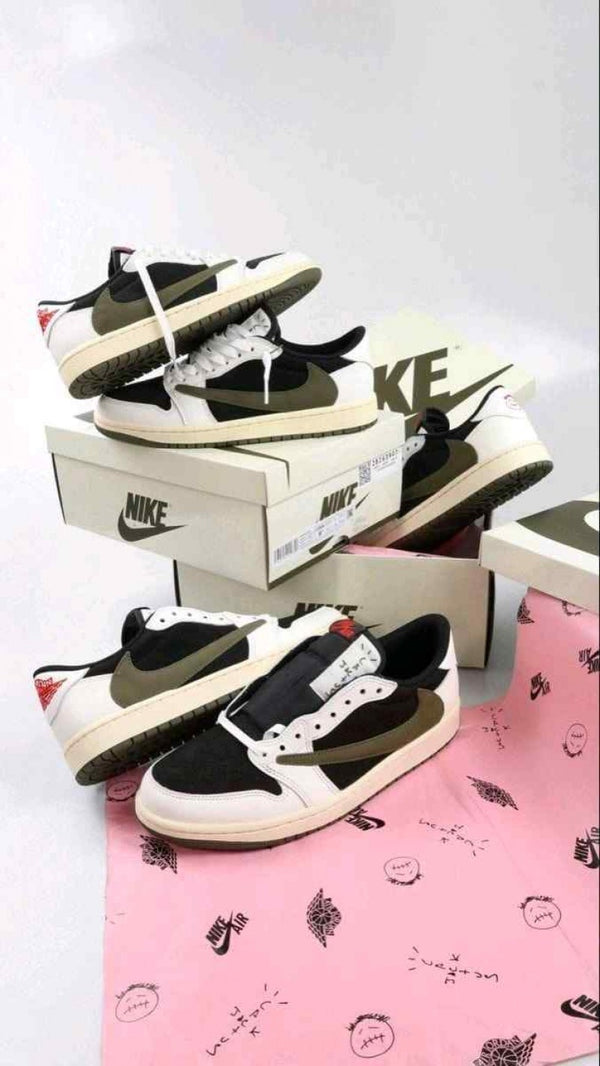 Travis Scott X Air Jordan 1 Low Olive Semi UA Quality