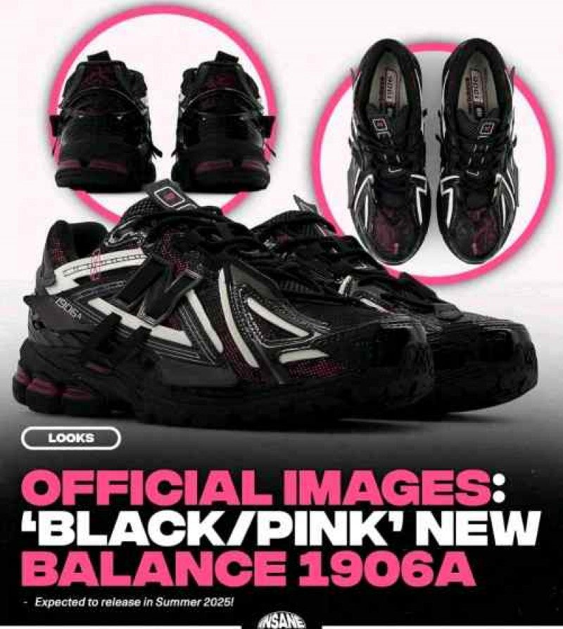 New Balencee 1906A Black Dragon Berry 189