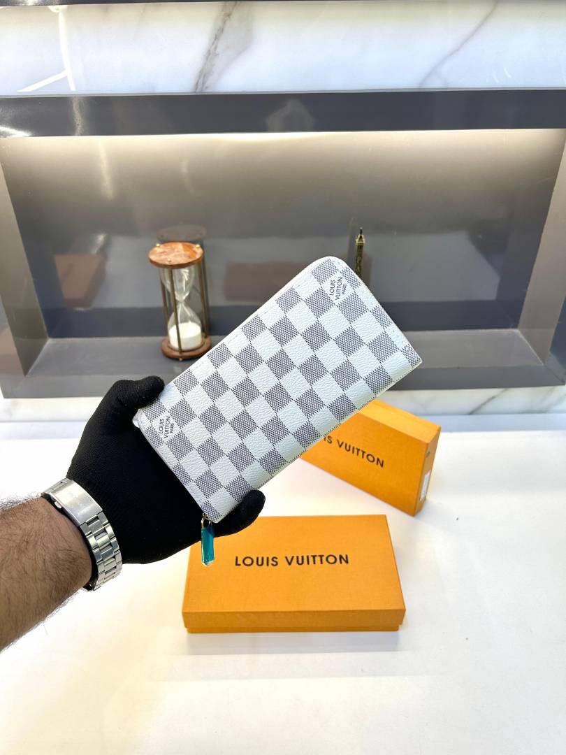 Louis Vuitton Long Wallet White Fa 460