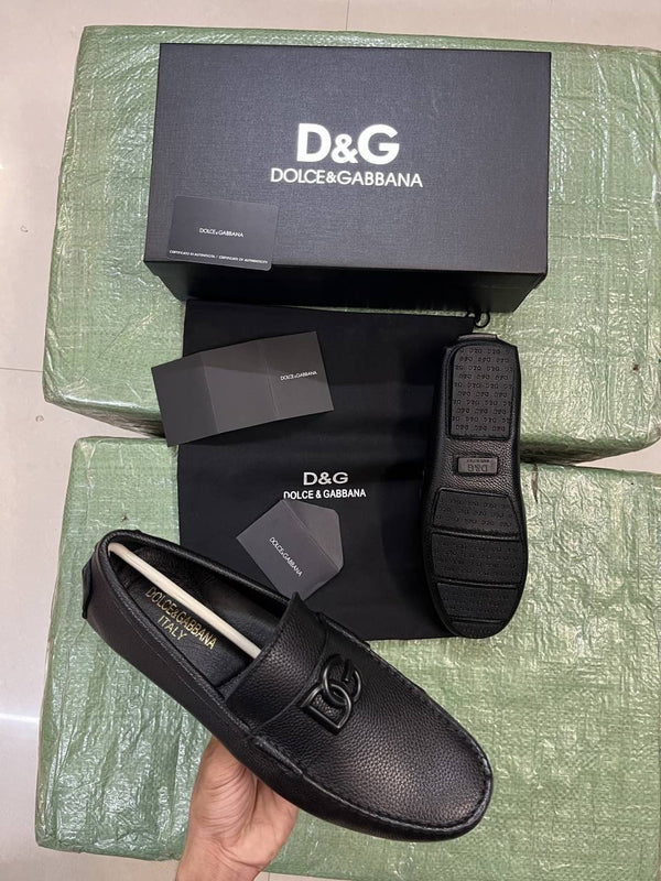 Dolce Gabana Premium Loafers Surplus Calf Leather Quality With All Accessories HX008