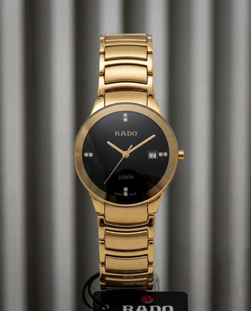 Rado Jubli gold black mens