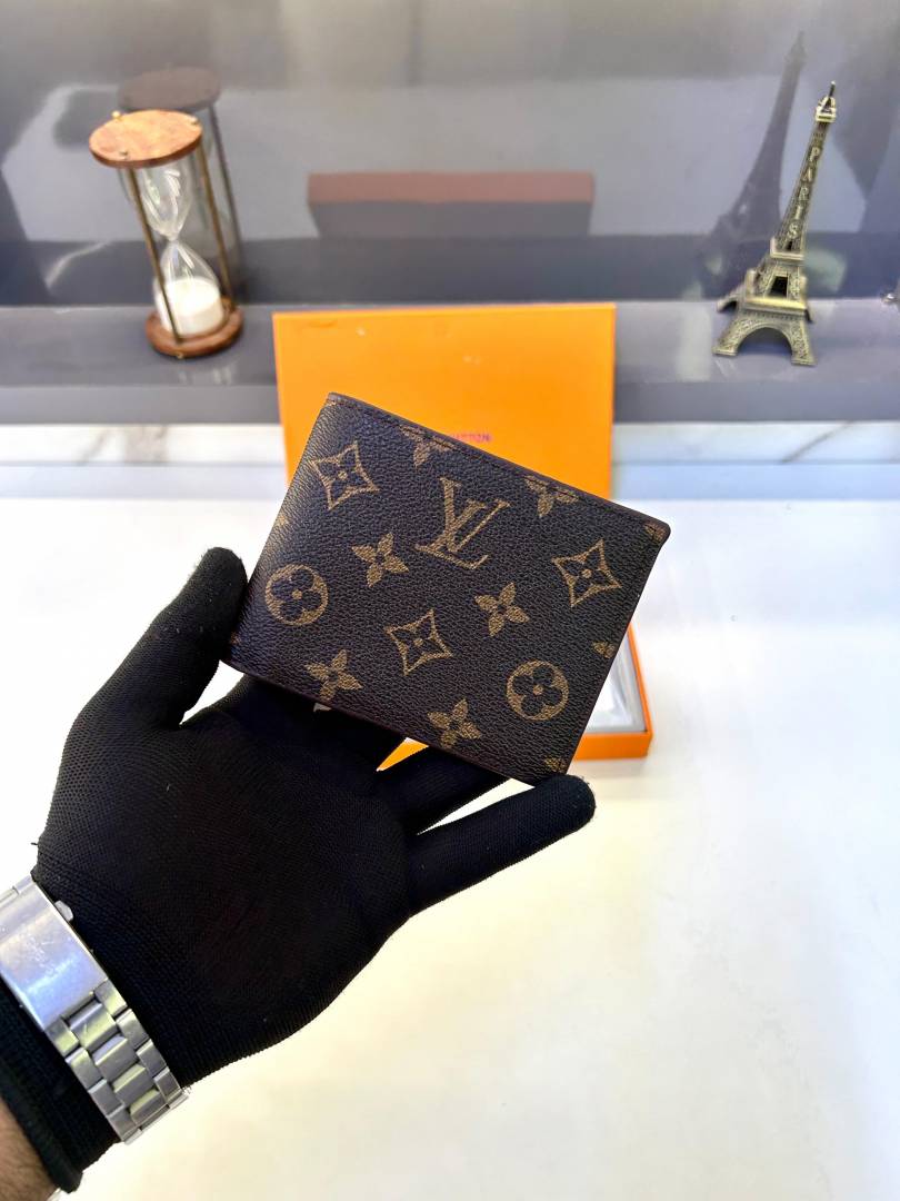 Louis Vuitton Brown 2 Wallet Combo Premium Quality Fa 706