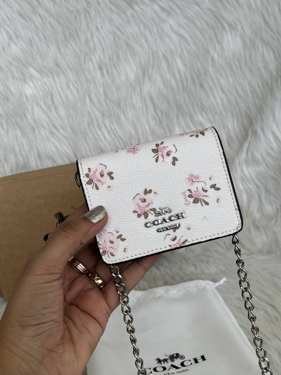 Coach Cw-7 ChainWallet With OriginalBox & DustCover