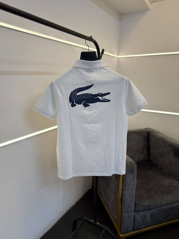 Lacoste imported polo tshirt white