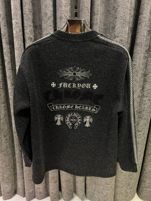 CHROME HEARTS IMPORTED SWEATSHIRT STORE ARTICLE BLACK AND GREY