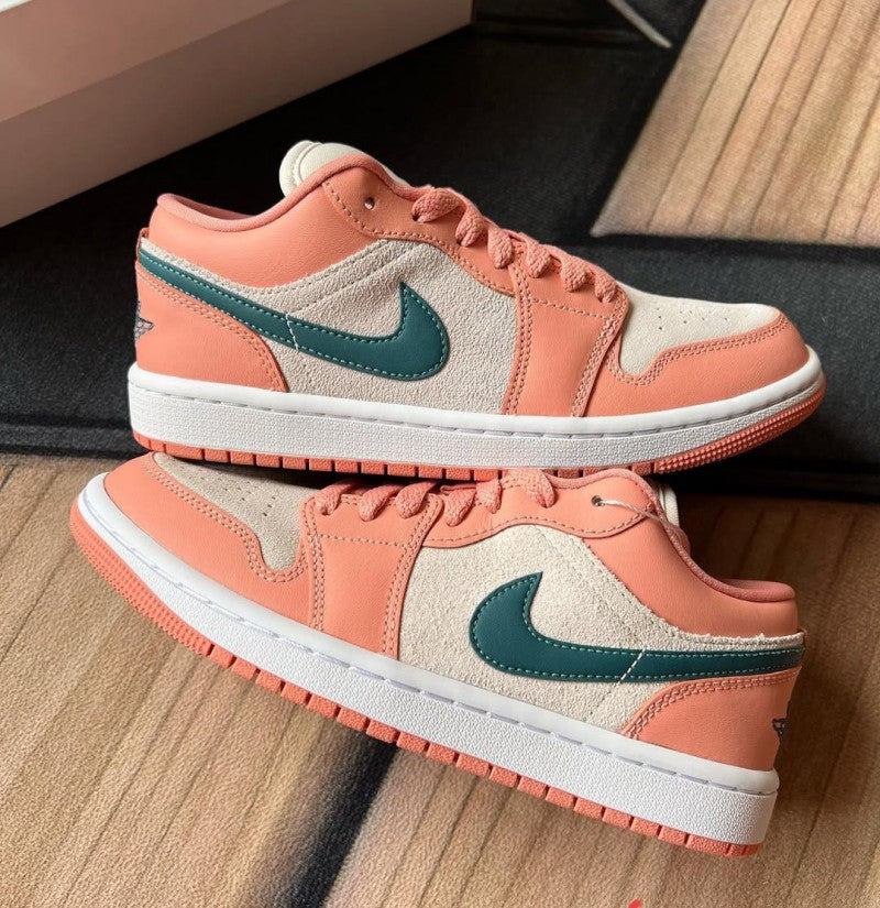 Nike Air Jordan 1 Low Light Madder Root Corel Pink Women s...