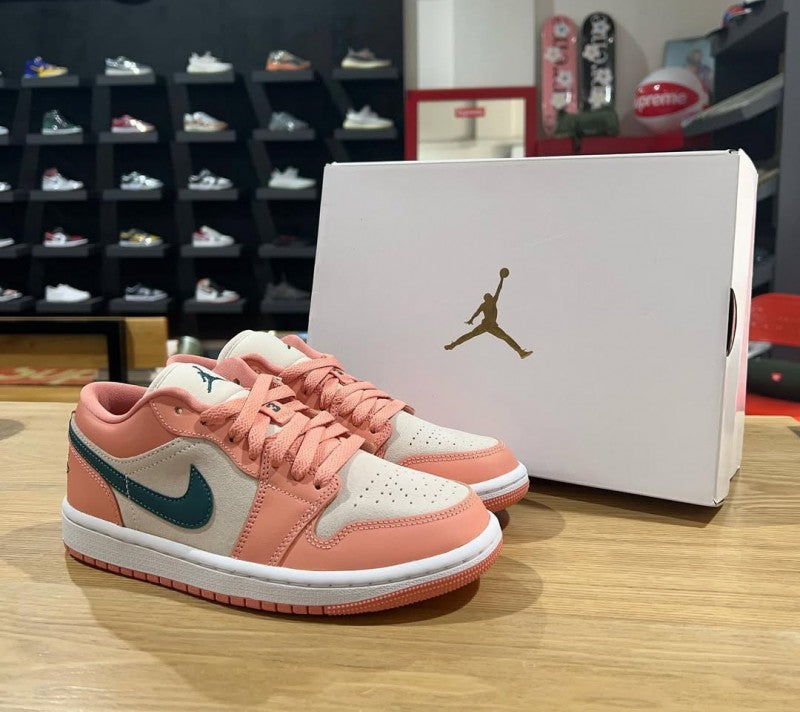 Nike Air Jordan 1 Low Light Madder Root Corel Pink Women s...