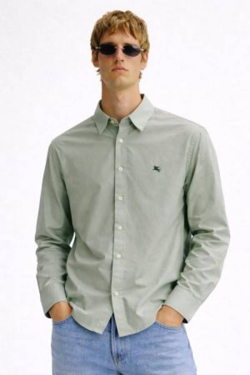 Burberry IMPORTED STORE ARTICLE SHIRT LIGHT GREEN