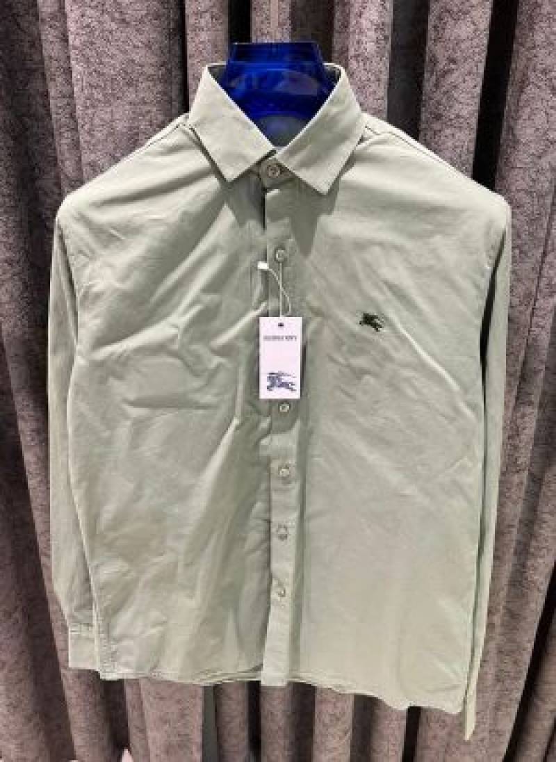Burberry IMPORTED STORE ARTICLE SHIRT LIGHT GREEN