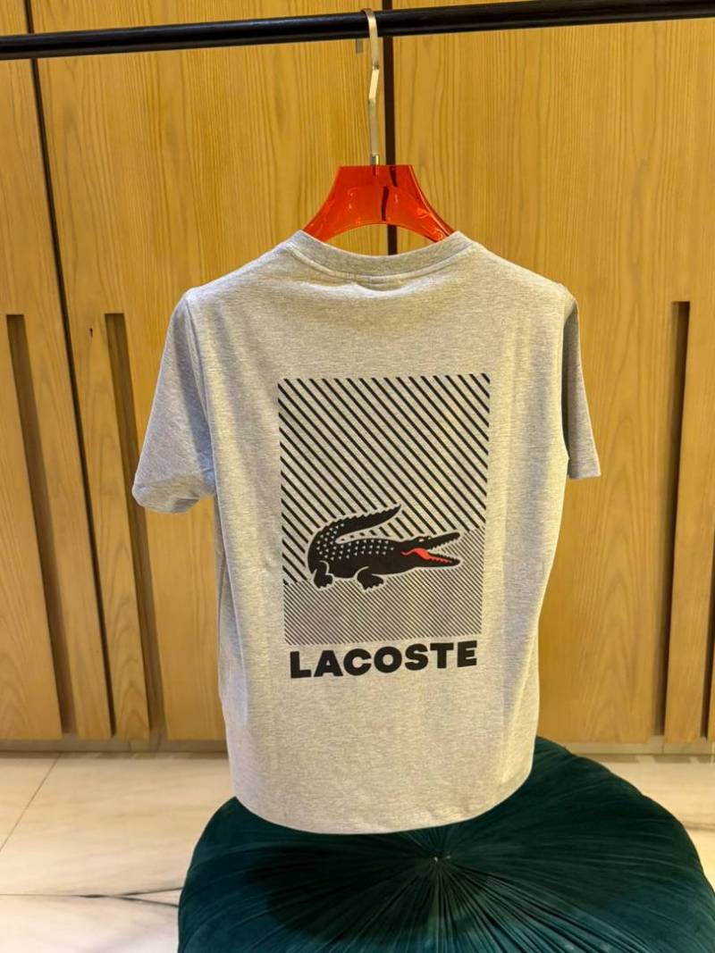 Lacoste IMPORTED STORE ARTICLE T SHIRT GREEN