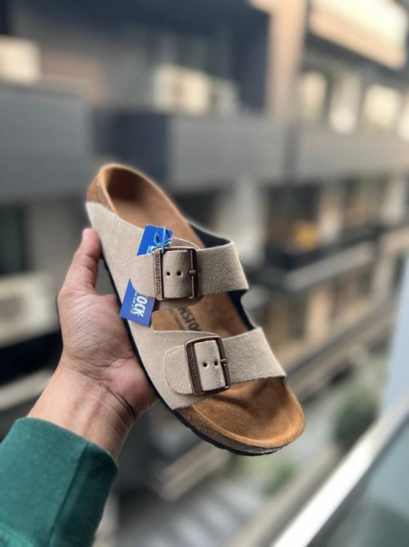 Birkenstock Arizona Suede Cream