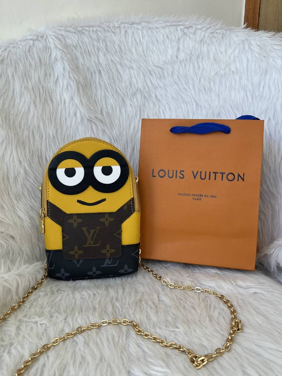 Louis Vuitton X Minion PhoneBag With Original CarryBag
