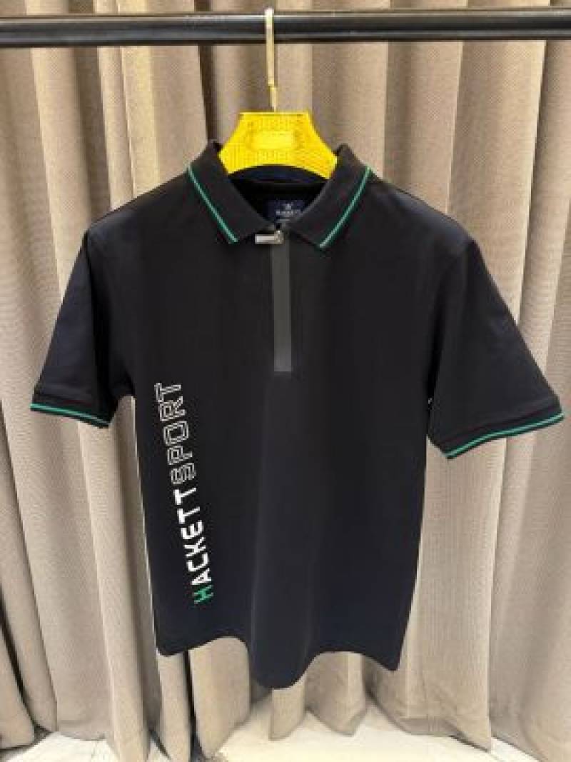 Hacke_t imported Polo tshirt Balck