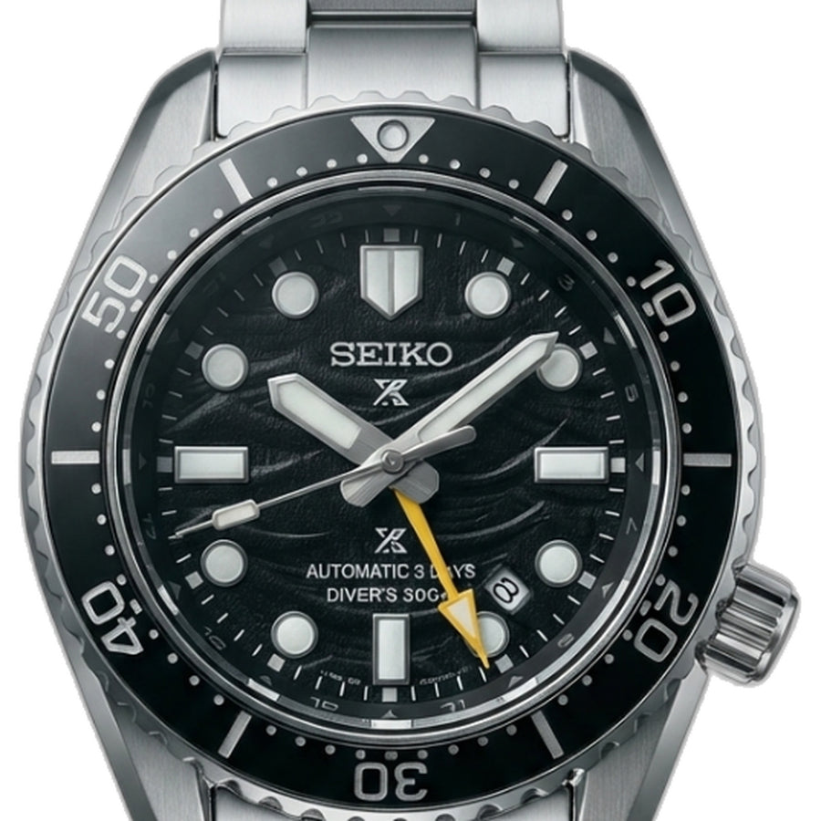 Seiko Prospex 1968 Heritage GMT Silver Black Dial