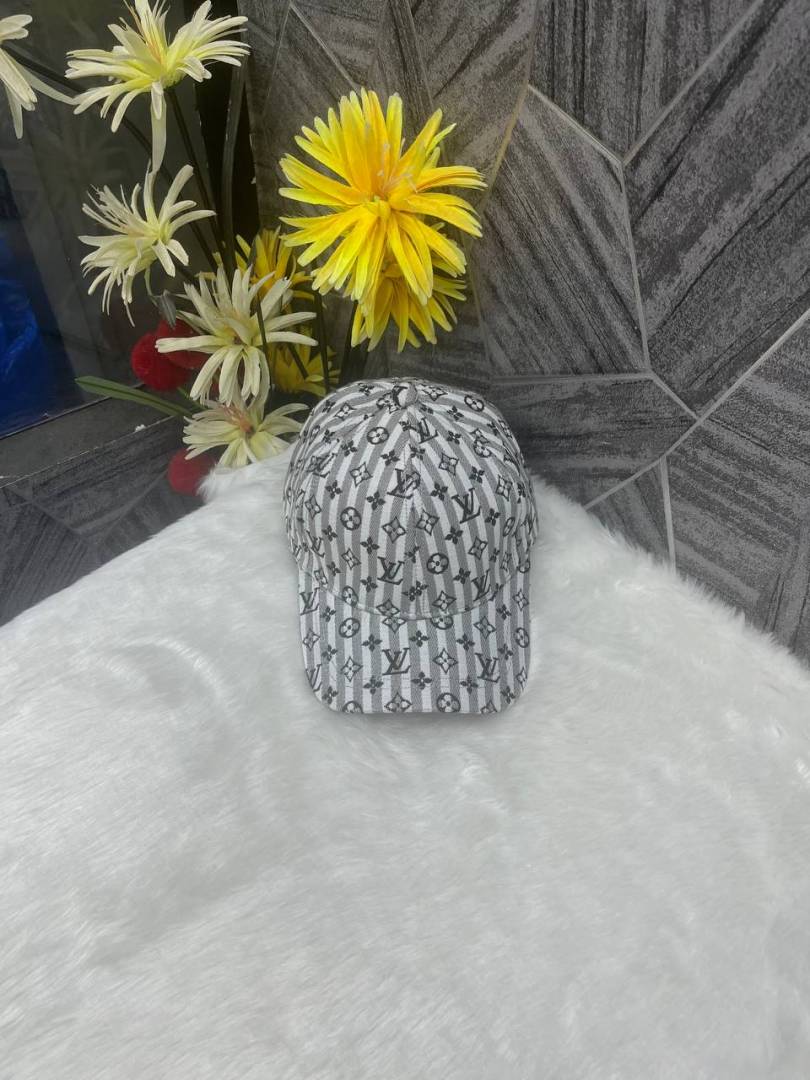 Louis Vuitton_Grey_All_Over_Monogram_Premium_Unisex_Cap_With_Safety_Box