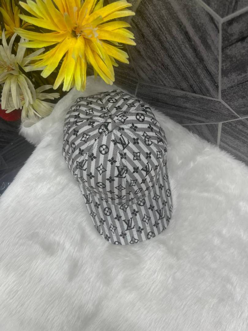 Louis Vuitton_Grey_All_Over_Monogram_Premium_Unisex_Cap_With_Safety_Box