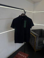 Gucci imported box pack polo tshirt black