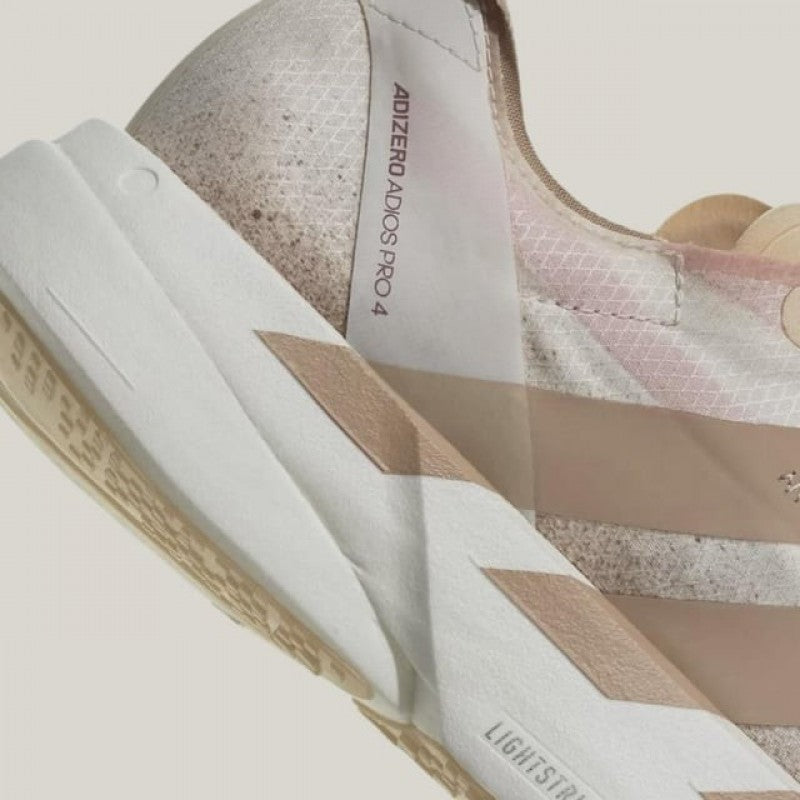 Adizero adios pro 4 shoes s adizero adios pro 4 warm sandstone