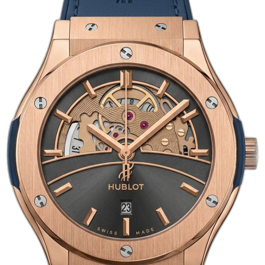 Hublot Big Bang Tourbillon Blue Leather
