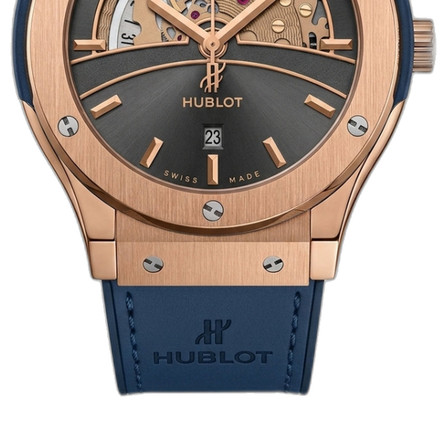 Hublot Big Bang Tourbillon Blue Leather