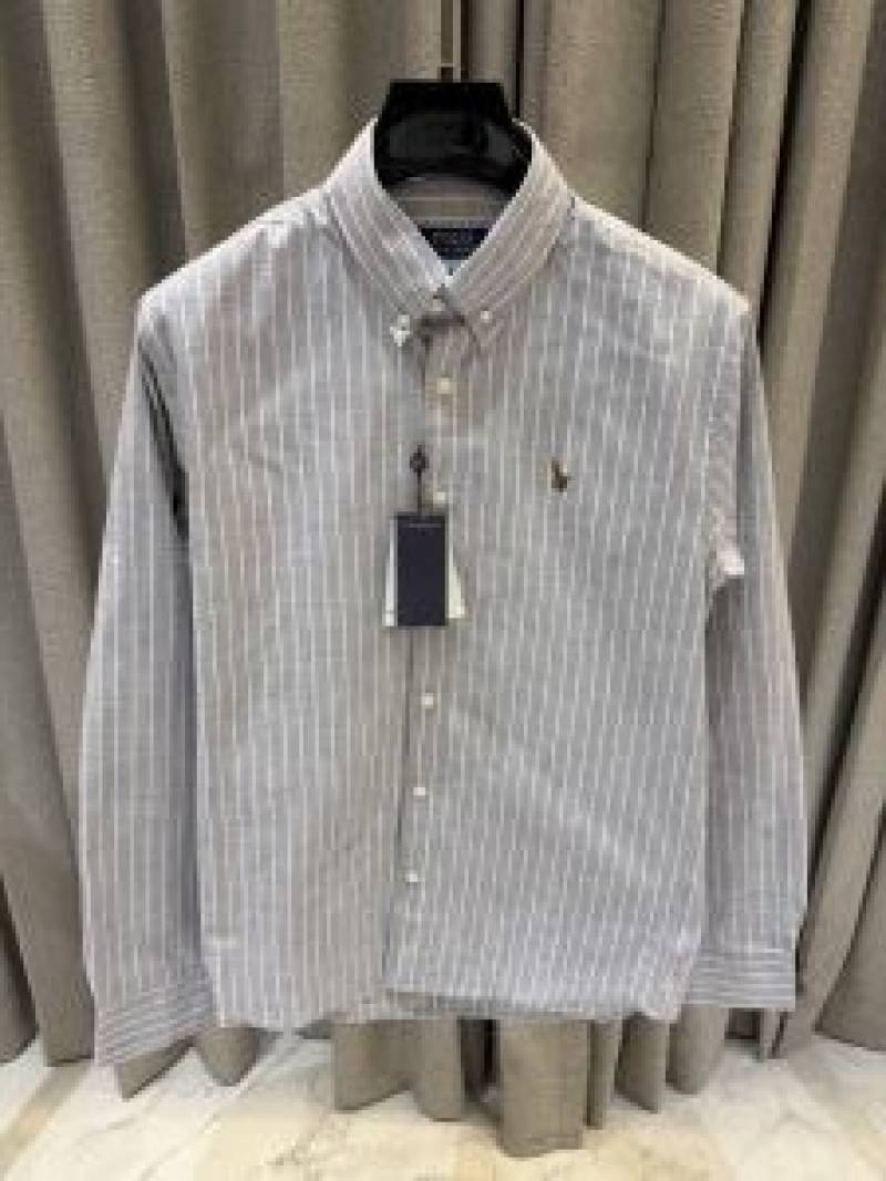 Ralf Lauren imported Lining shirt Grey
