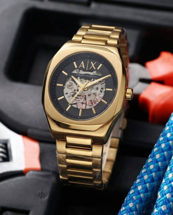 Armani Exchange Ax2418 Hampton Automatic gold black