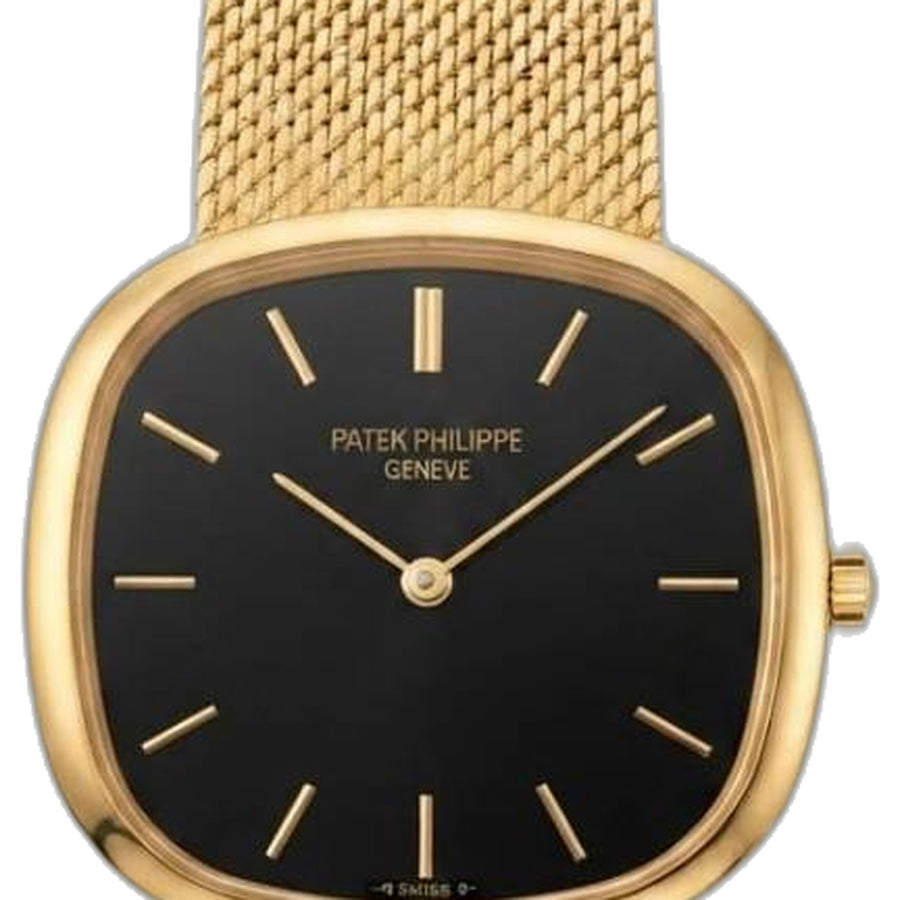 Patek philipe Ellipse Timepiece Gold Black Dial
