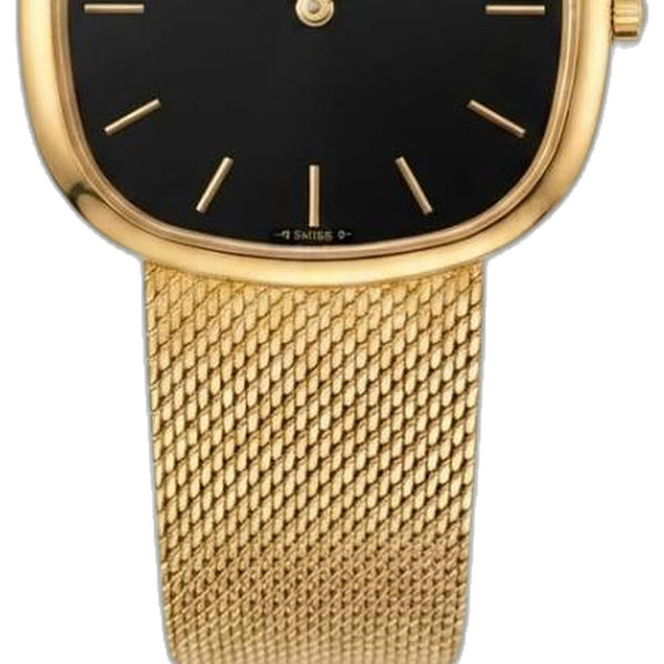 Patek philipe Ellipse Timepiece Gold Black Dial
