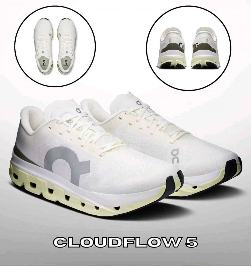 On Cloudflow 5 Ivory linen