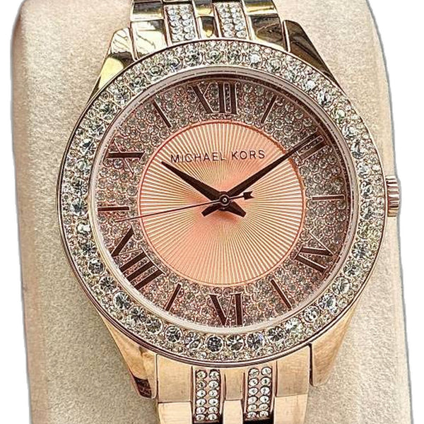 Michael kors Harlowe Quartz Crystal Rose-Gold
